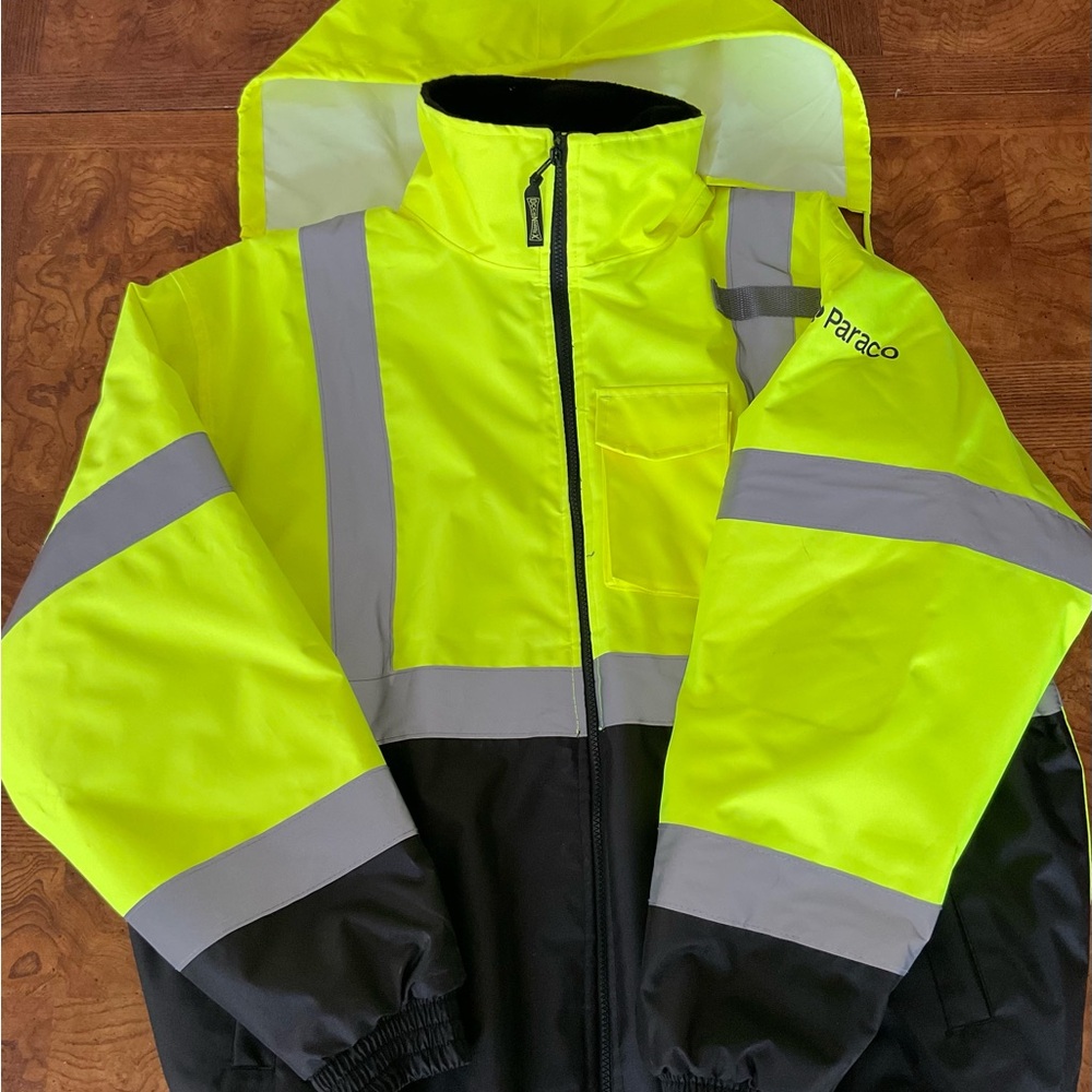 Safety bomber jacket large Type R Class 3 - Picture 2 of 6